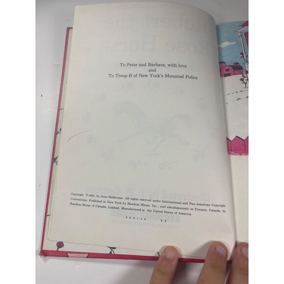 Robert The Rose Horse Beginner Book By Joan Heilbroner & P.D. Eastman Hardcover - Picture 2 of 3